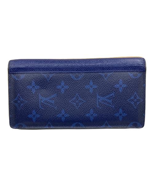 LOUIS VUITTON（ルイ ヴィトン）LOUIS VUITTON (ルイ ヴィトン) ポルトフォイユ ブラザ ブルーの古着・服飾アイテム