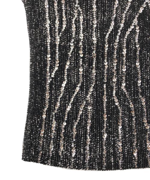 SPECCHIO（スペッチオ）SPECCHIO (スペッチオ) ノースリーブブラウス ブラック サイズ:40の古着・服飾アイテム