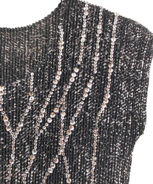 SPECCHIO（スペッチオ）SPECCHIO (スペッチオ) ノースリーブブラウス ブラック サイズ:40の古着・服飾アイテム