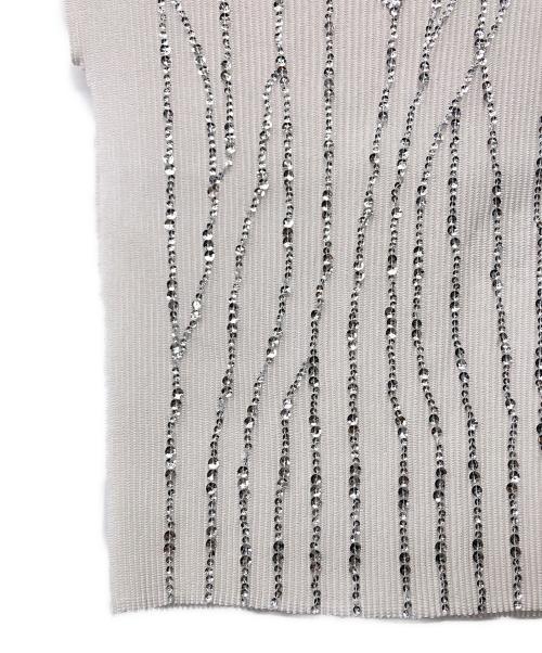 SPECCHIO（スペッチオ）SPECCHIO (スペッチオ) ノースリーブブラウス ホワイト サイズ:40の古着・服飾アイテム