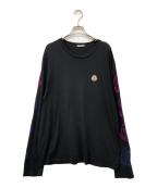 MONCLERモンクレール）の古着「カットソー」｜ブラック