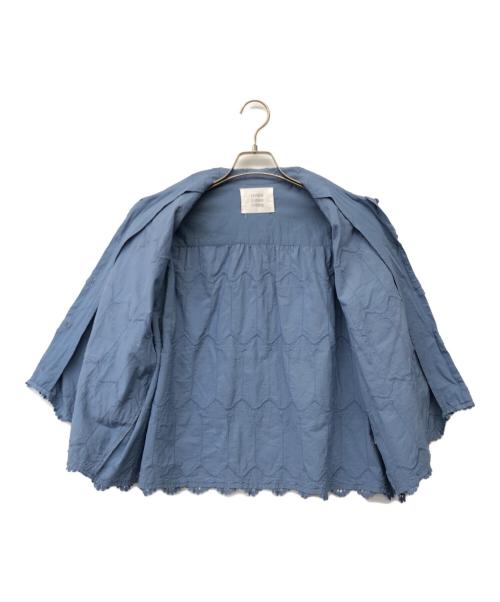 crinkle crinkle crinkle（クリンクル クリンクル クリンクル）crinkle crinkle crinkle (クリンクル クリンクル クリンクル) 半袖シャツ ブルー サイズ:FREEの古着・服飾アイテム