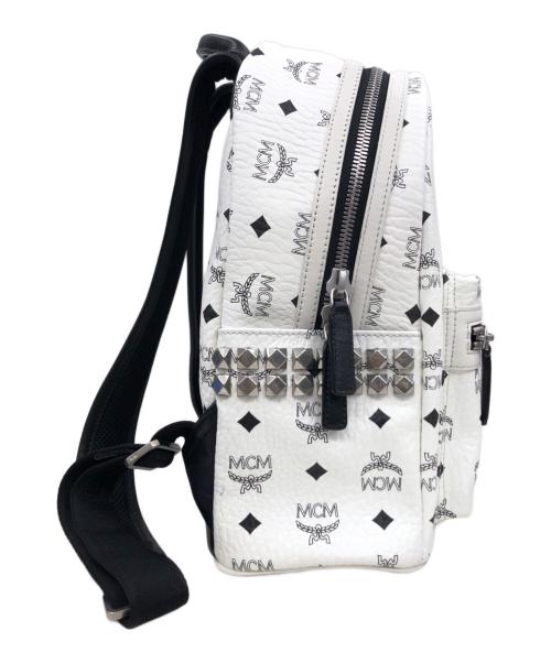 MCM（エムシーエム）MCM (エムシーエム) リュック ホワイトの古着・服飾アイテム