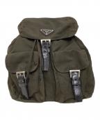 PRADAプラダ）の古着「ナイロンリュック」｜オリーブ