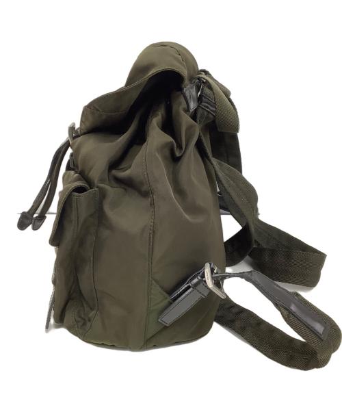 PRADA（プラダ）PRADA (プラダ) ナイロンリュック オリーブの古着・服飾アイテム