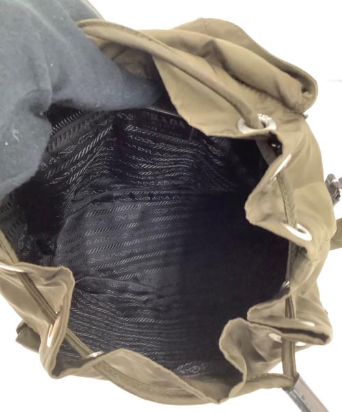 PRADA（プラダ）PRADA (プラダ) ナイロンリュック オリーブの古着・服飾アイテム