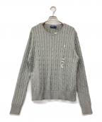 POLO RALPH LAURENポロ・ラルフローレン）の古着「厚手ニット」｜グレー