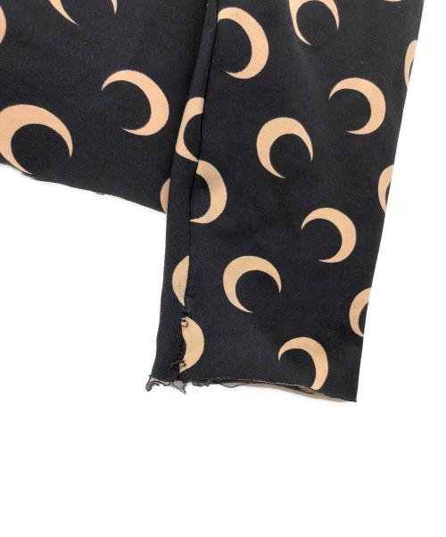 MARINE SERRE（マリーンセル）MARINE SERRE (マリーンセル) ムーンカットソー ブラック サイズ:Lの古着・服飾アイテム