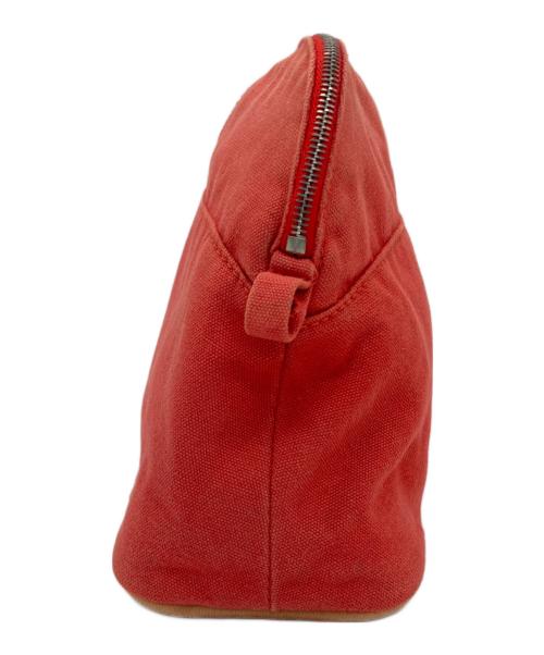 HERMES（エルメス）HERMES (エルメス) ボリードポーチ レッドの古着・服飾アイテム