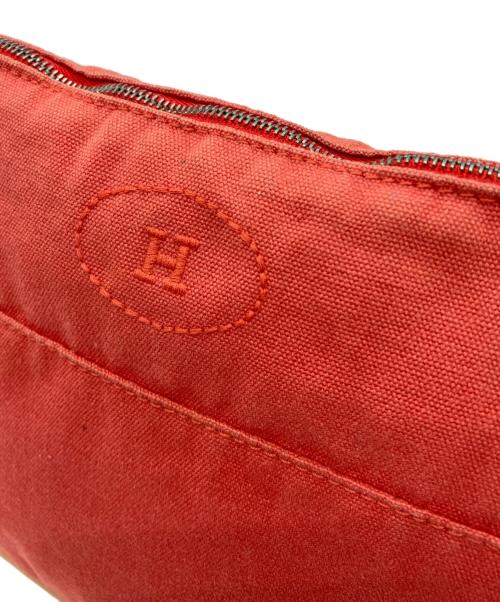 HERMES（エルメス）HERMES (エルメス) ボリードポーチ レッドの古着・服飾アイテム
