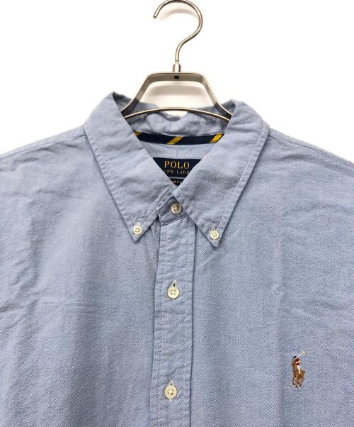 POLO RALPH LAUREN（ポロ・ラルフローレン）POLO RALPH LAUREN (ポロ・ラルフローレン) 長袖シャツ ブルー サイズ:ⅩXLの古着・服飾アイテム