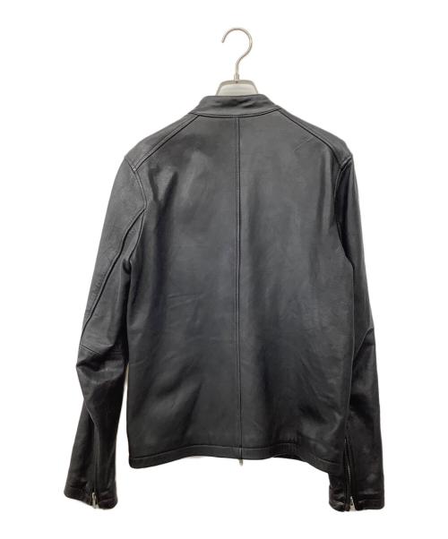 ITEMS URBAN RESEARCH（アイテムズ アーバンリサーチ）ITEMS URBAN RESEARCH (アイテムズ アーバンリサーチ) レザージャケット ブラック サイズ:38の古着・服飾アイテム