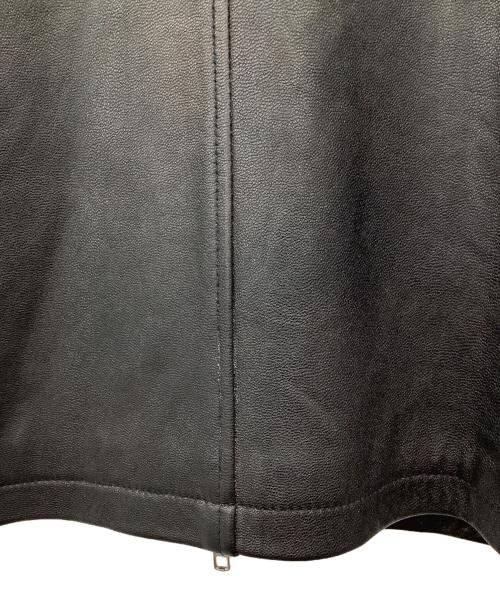 ITEMS URBAN RESEARCH（アイテムズ アーバンリサーチ）ITEMS URBAN RESEARCH (アイテムズ アーバンリサーチ) レザージャケット ブラック サイズ:38の古着・服飾アイテム