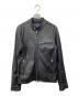 ITEMS URBAN RESEARCH（アイテムズ アーバンリサーチ）の古着「レザージャケット」｜ブラック