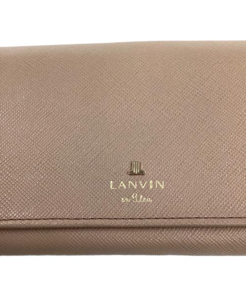 LANVIN en Bleu（ランバンオンブルー）LANVIN en Bleu (ランバンオンブルー) 長財布 ピンクの古着・服飾アイテム