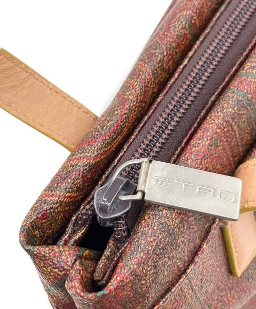 ETRO（エトロ）ETRO (エトロ) ハンドバッグ ブラウンの古着・服飾アイテム