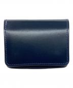 WILDSWANSワイルドスワンズ）の古着「FULL GRAIN BRIDLE　ミニ財布」｜ネイビー