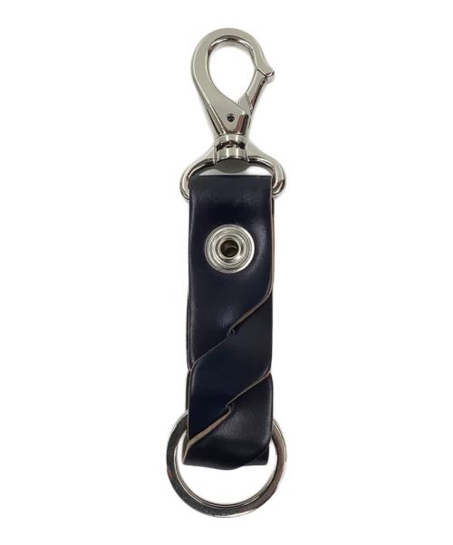 WILDSWANS（ワイルドスワンズ）WILDSWANS (ワイルドスワンズ) SHELL CORDOVAN BRAIDⅡ ネイビーの古着・服飾アイテム