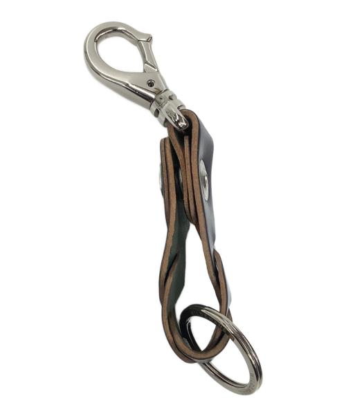 WILDSWANS（ワイルドスワンズ）WILDSWANS (ワイルドスワンズ) SHELL CORDOVAN BRAIDⅡ ネイビーの古着・服飾アイテム