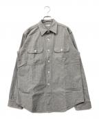 WAREHOUSEウエアハウス）の古着「TRETON STEEL WORKER SHIRTS」｜グレー