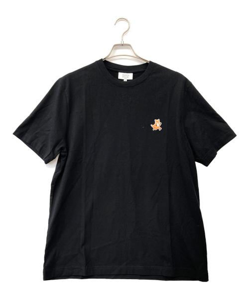 maison kitsune（メゾンキツネ）maison kitsune (メゾンキツネ) SPEEDY FOX PATCH COMFORT TEE-SHIRT ブラック サイズ:Mの古着・服飾アイテム