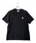 maison kitsune（メゾンキツネ）の古着「SPEEDY FOX PATCH COMFORT TEE-SHIRT」｜ブラック
