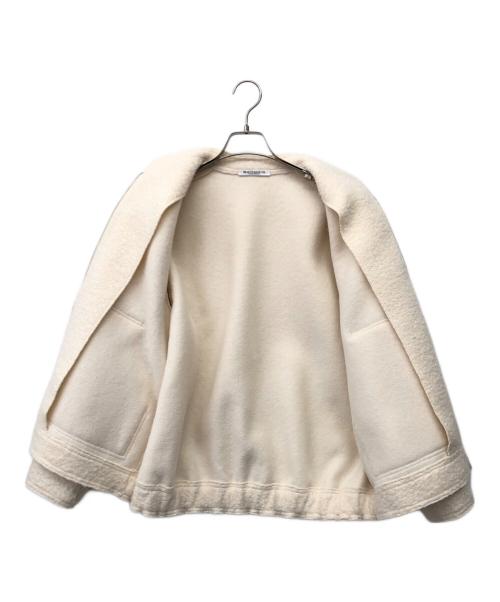 BEAUTY&YOUTH（ビューティーアンドユース）BEAUTY&YOUTH (ビューティーアンドユース) ブークレーダブルジップブルゾン ホワイト サイズ:Sの古着・服飾アイテム