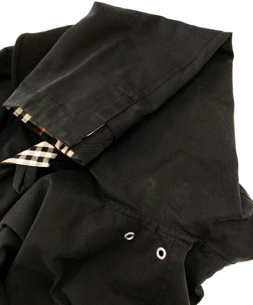 BURBERRY BLACK LABEL（バーバリーブラックレーベル）BURBERRY BLACK LABEL (バーバリーブラックレーベル) ショールカラーコート ブラック サイズ:Ⅼの古着・服飾アイテム