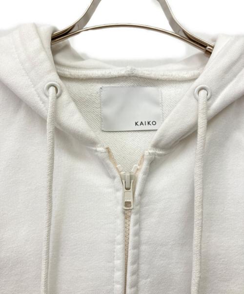 kaiko（カイコー）KAIKO (カイコー) ジップパーカー ホワイト サイズ:2の古着・服飾アイテム