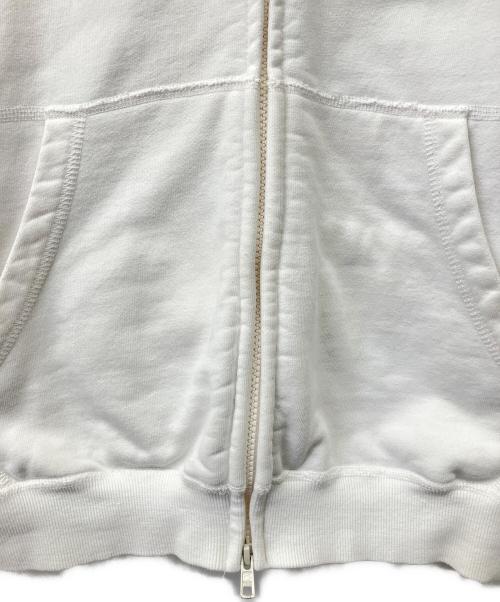 kaiko（カイコー）KAIKO (カイコー) ジップパーカー ホワイト サイズ:2の古着・服飾アイテム