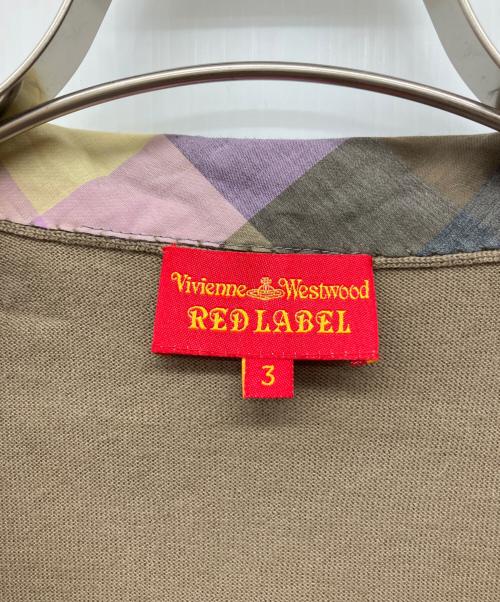 Vivienne Westwood RED LABEL（ヴィヴィアンウエストウッドレッドレーベル）Vivienne Westwood RED LABEL (ヴィヴィアンウエストウッドレッドレーベル) 薄手ニット オリーブ サイズ:3の古着・服飾アイテム