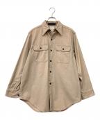 MADISON BLUEマディソンブルー）の古着「ワークシャツ」｜ベージュ