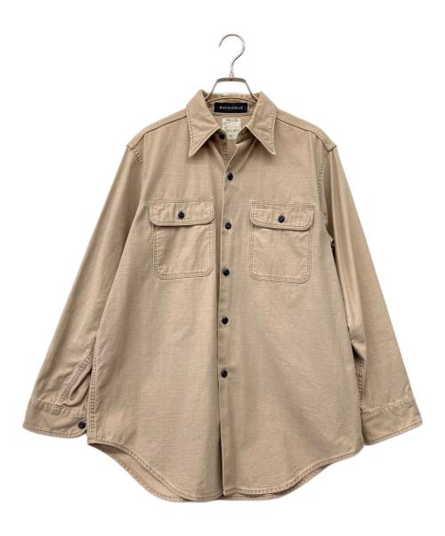 MADISON BLUE（マディソンブルー）MADISON BLUE (マディソンブルー) ワークシャツ ベージュ サイズ:1の古着・服飾アイテム