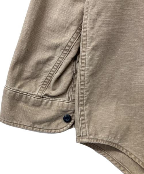 MADISON BLUE（マディソンブルー）MADISON BLUE (マディソンブルー) ワークシャツ ベージュ サイズ:1の古着・服飾アイテム