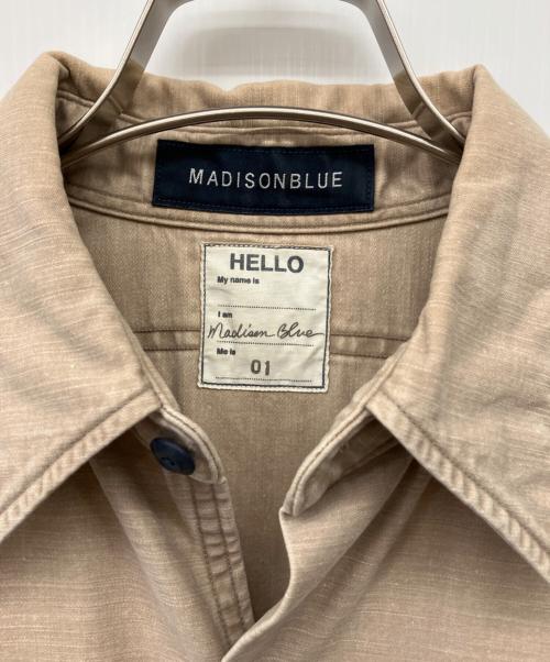MADISON BLUE（マディソンブルー）MADISON BLUE (マディソンブルー) ワークシャツ ベージュ サイズ:1の古着・服飾アイテム