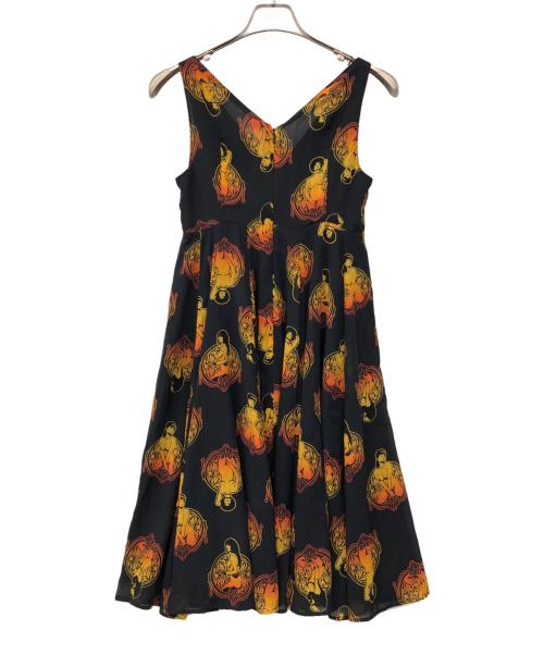 Hysteric Glamour（ヒステリックグラマー）Hysteric Glamour (ヒステリックグラマー) ノースリーブ・キャミソールワンピース ブラック サイズ:FREEの古着・服飾アイテム