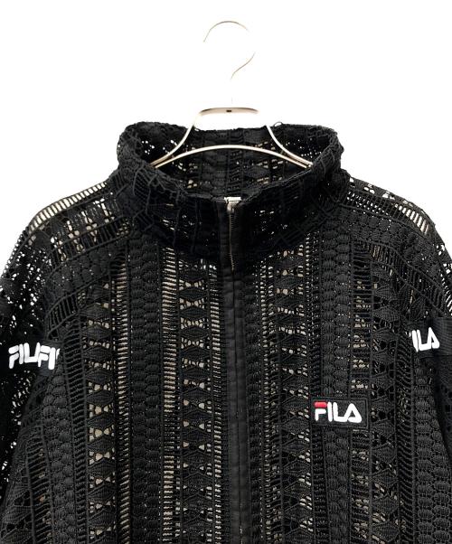 FILA（フィラ）FILA (フィラ) MEDE19F (メデジュウキュウ) レースジャケット ブラック サイズ:Ⅼ 未使用品の古着・服飾アイテム