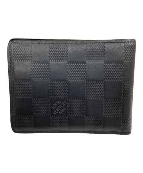 LOUIS VUITTON（ルイ ヴィトン）LOUIS VUITTON (ルイ ヴィトン) ポルトフォイユ ミュルティプル ブラックの古着・服飾アイテム