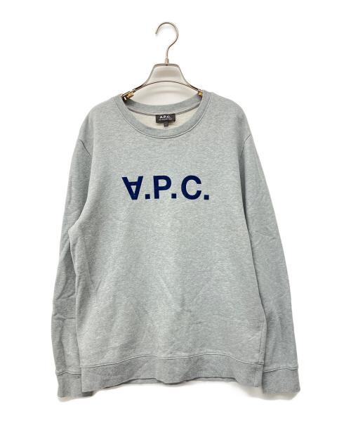 A.P.C.（アーペーセー）A.P.C. (アーペーセー) スウェット グレー サイズ:Ⅼの古着・服飾アイテム