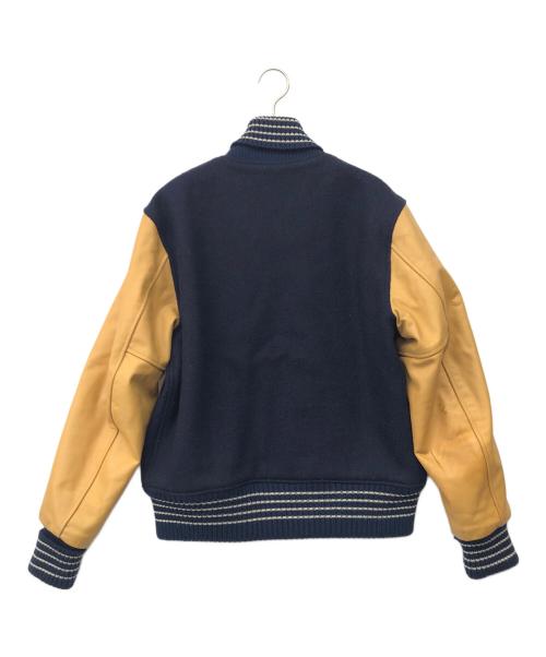 whitesville（ホワイツビル）whitesville (ホワイツビル) アワードジャケット ネイビー×イエロー サイズ:38の古着・服飾アイテム