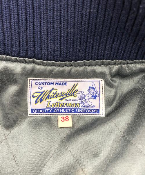 whitesville（ホワイツビル）whitesville (ホワイツビル) アワードジャケット ネイビー×イエロー サイズ:38の古着・服飾アイテム