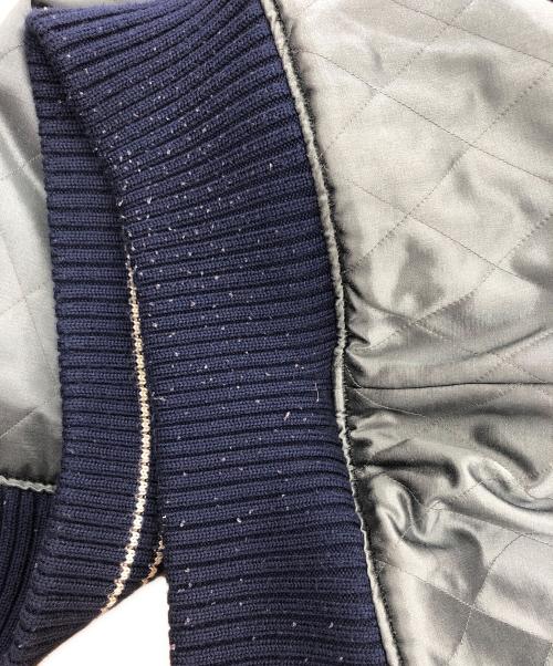 whitesville（ホワイツビル）whitesville (ホワイツビル) アワードジャケット ネイビー×イエロー サイズ:38の古着・服飾アイテム