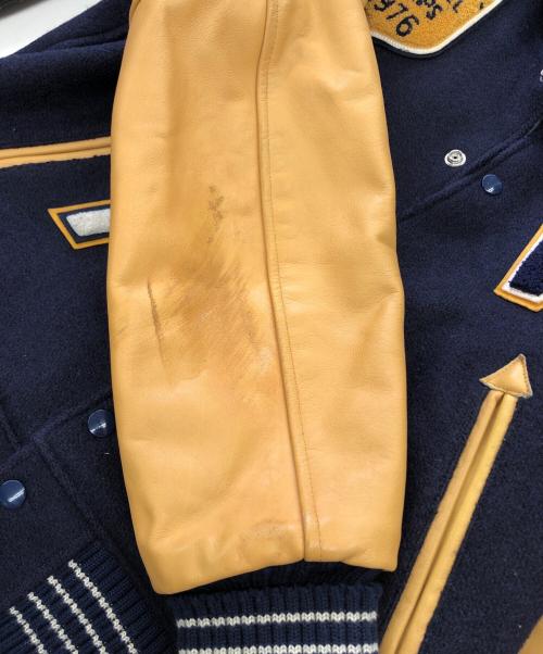 whitesville（ホワイツビル）whitesville (ホワイツビル) アワードジャケット ネイビー×イエロー サイズ:38の古着・服飾アイテム