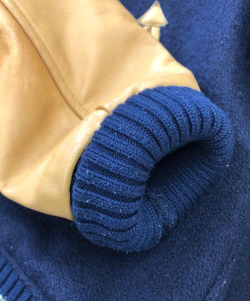 whitesville（ホワイツビル）whitesville (ホワイツビル) アワードジャケット ネイビー×イエロー サイズ:38の古着・服飾アイテム