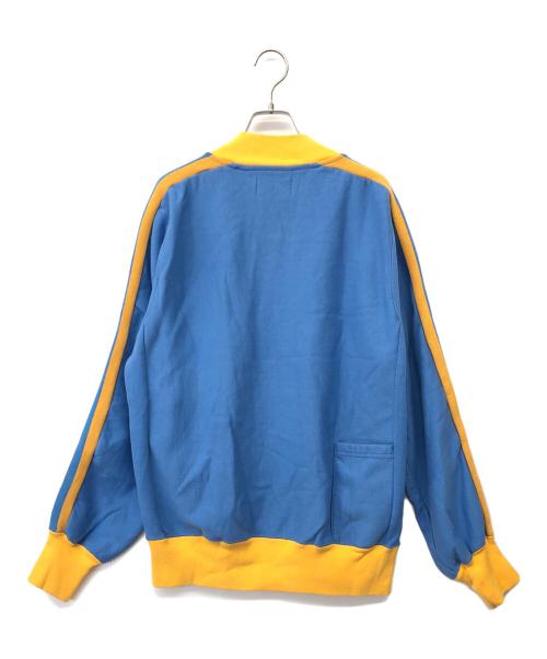 Mr.FREEDOM×SUGAR CANE（ミスターフリーダム×シュガーケーン）Mr.FREEDOM×SUGAR CANE (ミスターフリーダム×シュガーケーン) トラックジャケット ブルー×イエロー サイズ:Ⅼの古着・服飾アイテム