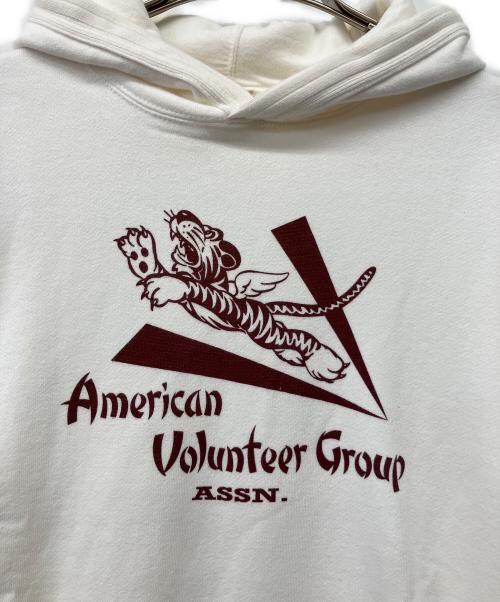 BUZZ RICKSON'S（バズリクソンズ）Buzz Rickson's (バズリクソンズ) プルオーバーパーカー ホワイト サイズ:Lの古着・服飾アイテム