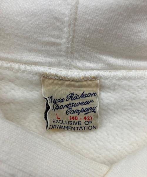 BUZZ RICKSON'S（バズリクソンズ）Buzz Rickson's (バズリクソンズ) プルオーバーパーカー ホワイト サイズ:Lの古着・服飾アイテム