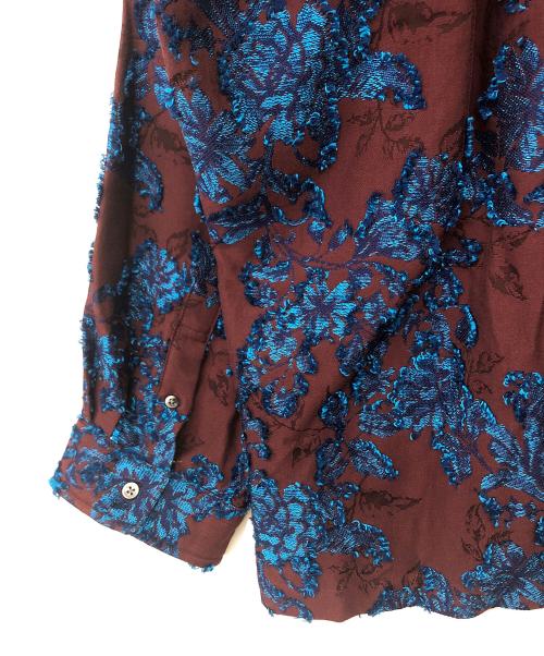 MAISON SPECIAL（メゾンスペシャル）MAISON SPECIAL (メゾンスペシャル) 長袖シャツ ブラウン×ブルー サイズ:2の古着・服飾アイテム