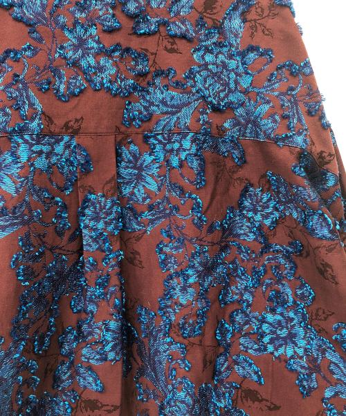 MAISON SPECIAL（メゾンスペシャル）MAISON SPECIAL (メゾンスペシャル) 長袖シャツ ブラウン×ブルー サイズ:2の古着・服飾アイテム