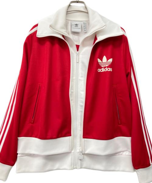 adidas（アディダス）adidas (アディダス) トラックジャケット レッド サイズ:XLの古着・服飾アイテム